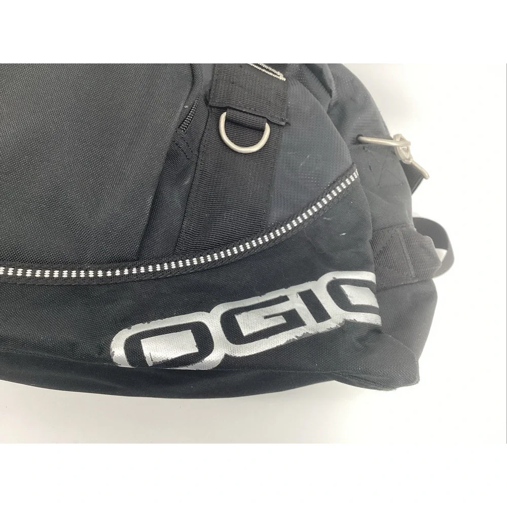 OGIO Half Dome Duffle Bag Black Shoulder Strap & Audio Pocket Gym Travel